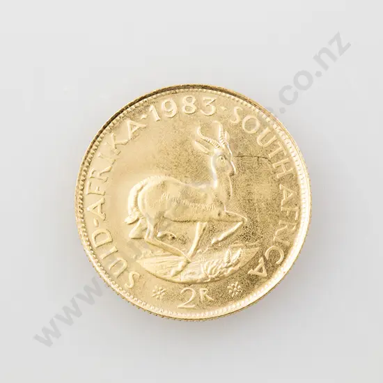 1983 South African 2 Rand Gold Coin