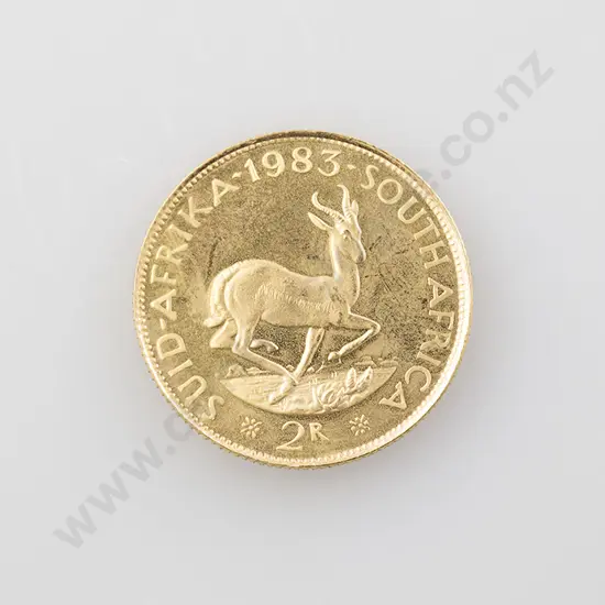 1983 South African 2 Rand Gold Coin