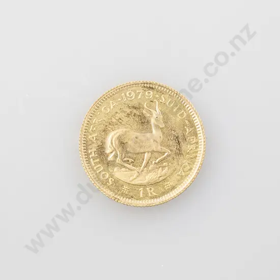 1979 South African 1 Rand Gold Coin