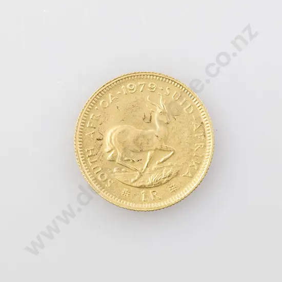 1979 South African 1 Rand Gold Coin