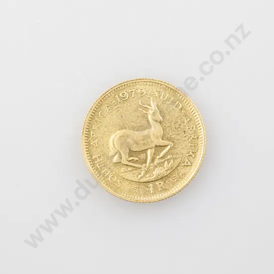 1979 South African 1 Rand Gold Coin