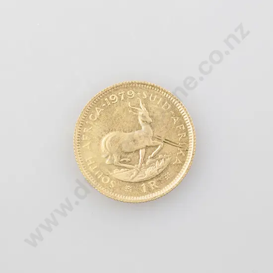 1979 South African 1 Rand Gold Coin