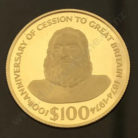 Fiji 1974 Gold Coin