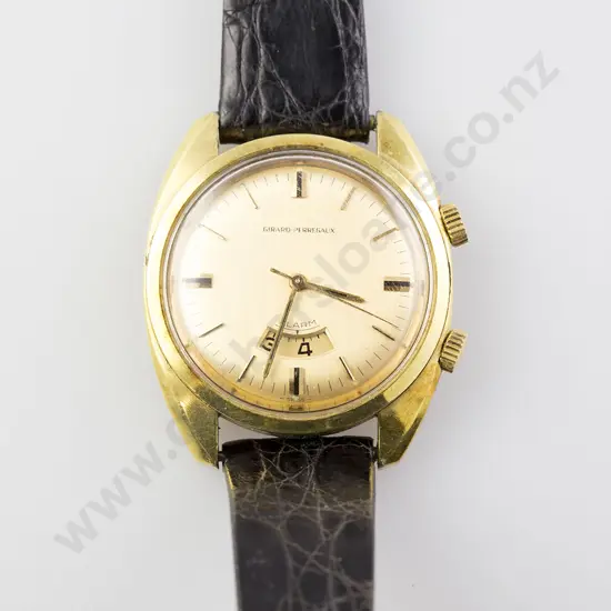 Girard Perregaux Gents Gold Plated Steel Wrist Watch