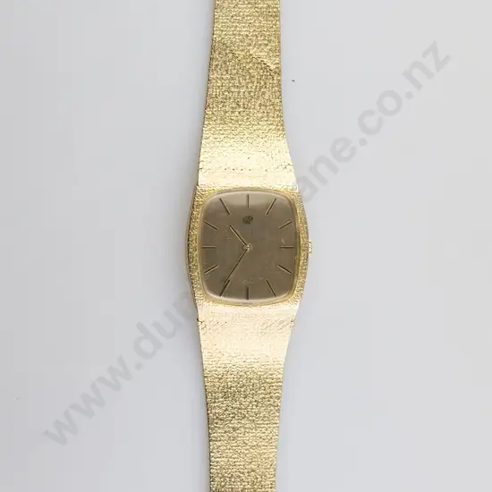 Girard Perregaux Gents Gold Plated Dress Wrist Watch