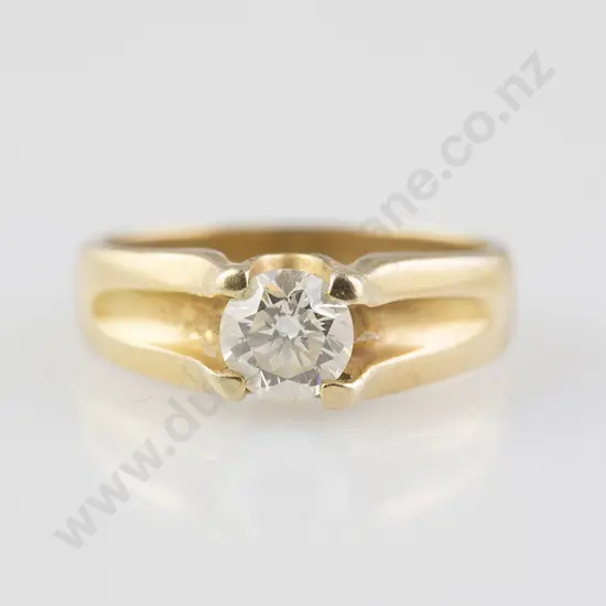 14ct Solitaire Diamond Ring