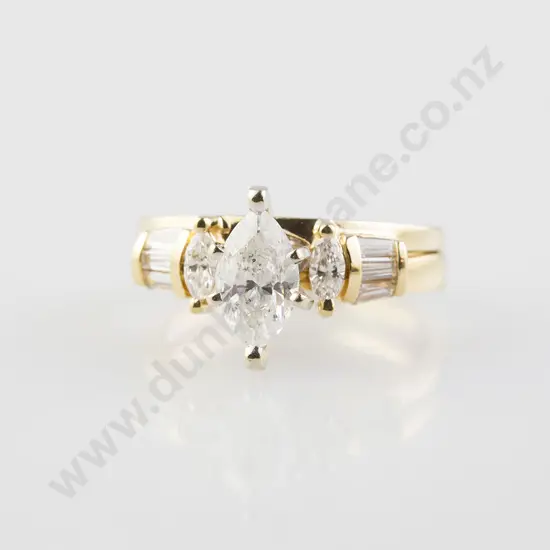 14ct Solitaire Diamond Ring