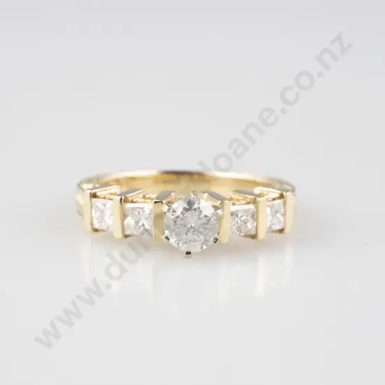 14ct Solitaire Diamond Ring