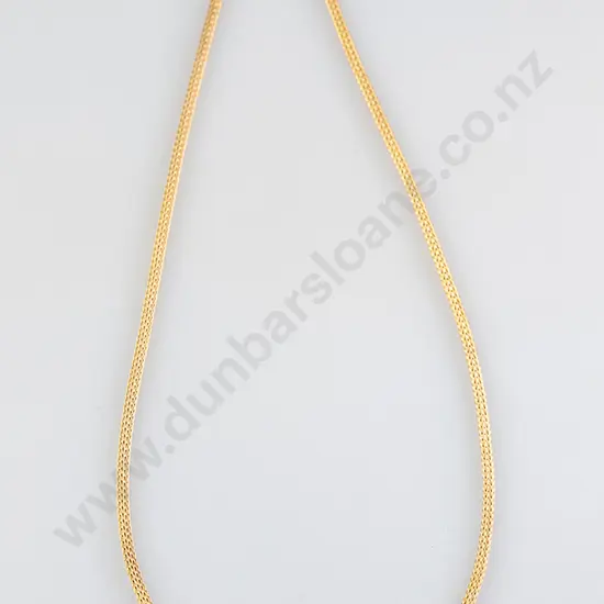 18ct Snake Link Neck Chain
