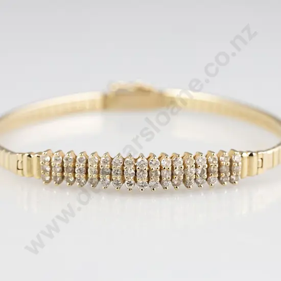 14ct 51stone Diamond Bracelet