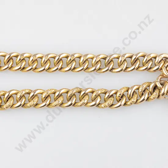 Victorian 15ct Curb Link Bracelet
