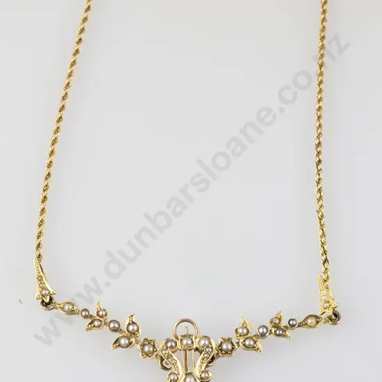 Edwardian 18ct Necklet