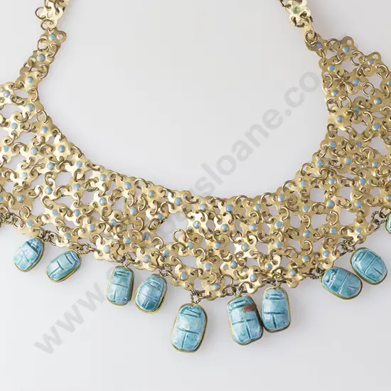 C1960's Egyptian Style Necklace