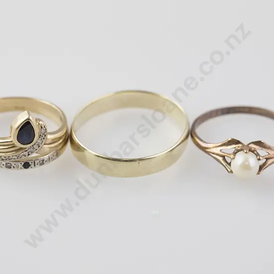 9ct Sapphire & Diamond Dress Ring