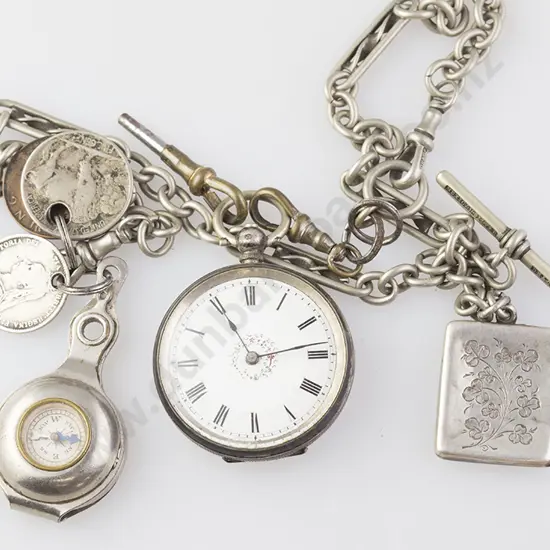 .800 Open Face Key Small Pocket Watch