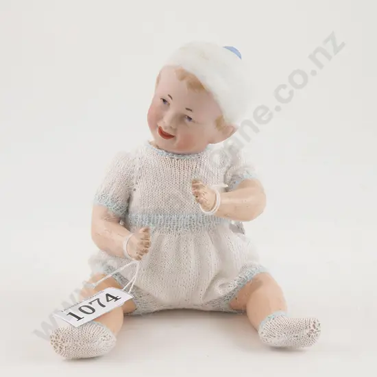 Theodor Recknagel Bisque Solid Dome Character Baby