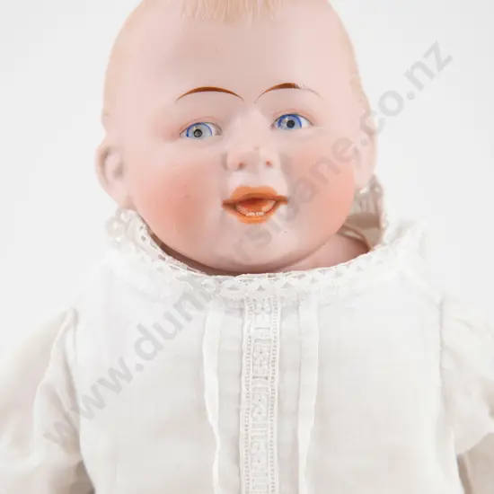 German Solid Dome Bisque Shoulder Plate Character Baby Doll