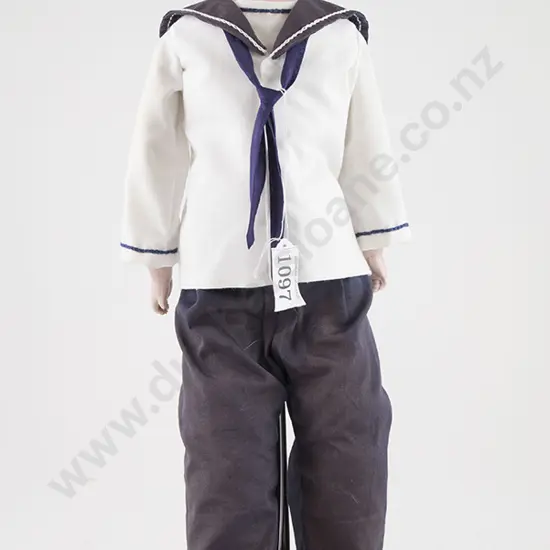 Possible Kling Bisque Shoulder Plate Character Doll