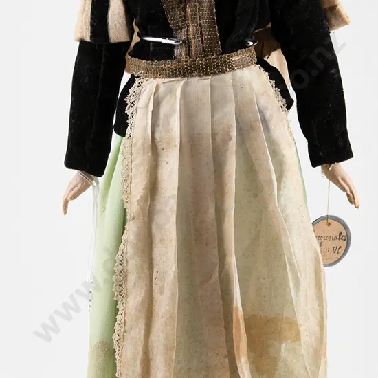 Limoges Bisque National Costume Lady Doll