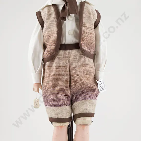 Armand Marseille Bisque Shoulder Plate Character Boy Doll