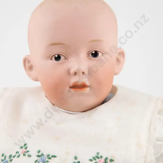 German Solid Dome Bisque Character Baby Doll