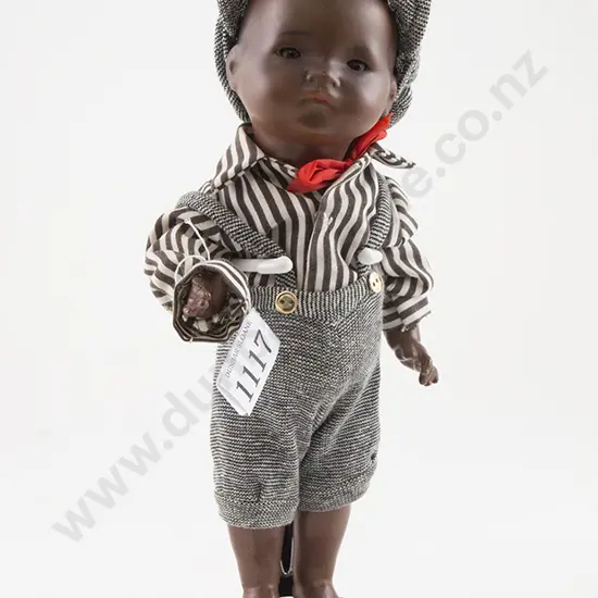 Armand Marseille Brown Brown Bisque Dream Baby Character Doll