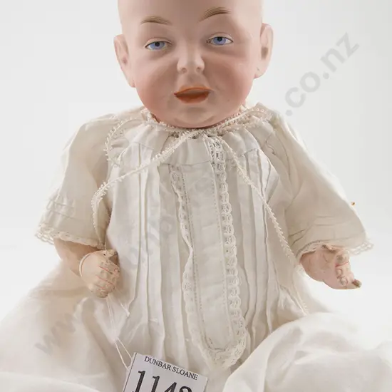 German Solid Dome Bisque Character Baby