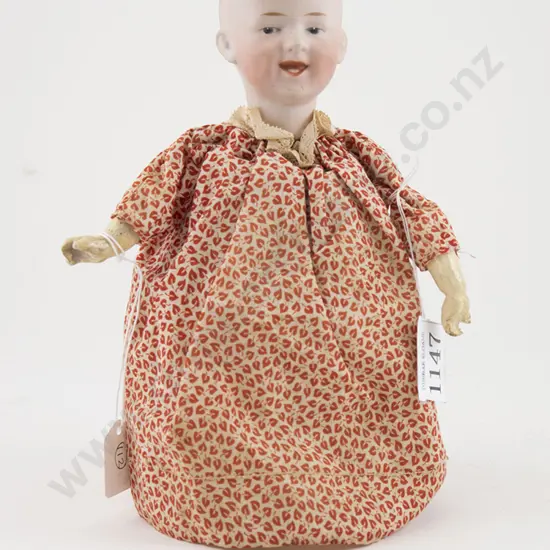 Gebruder Heubach Bisque Character Clockwork Crying & Walking Doll