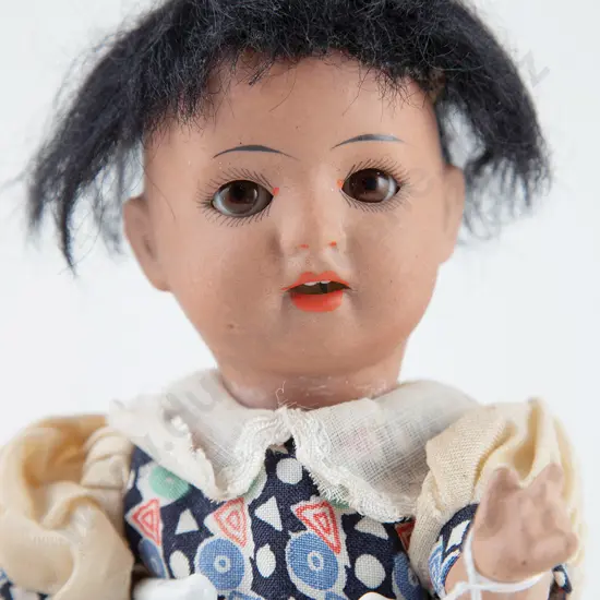 Schoenau & Hoffmeister Brown Bisque Toddler Doll