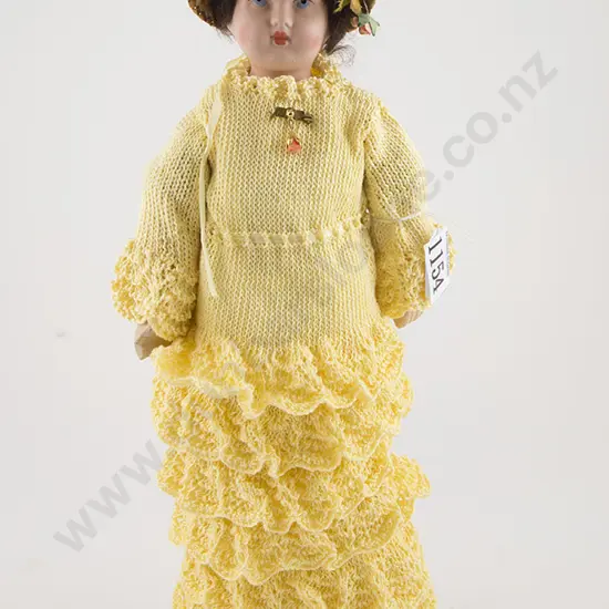 Made in England Bisque Shoulder Plate Doll