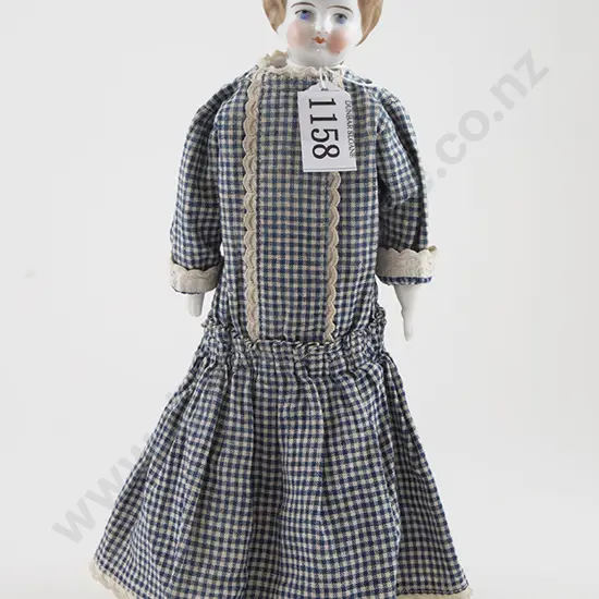 Moulded China Head Doll
