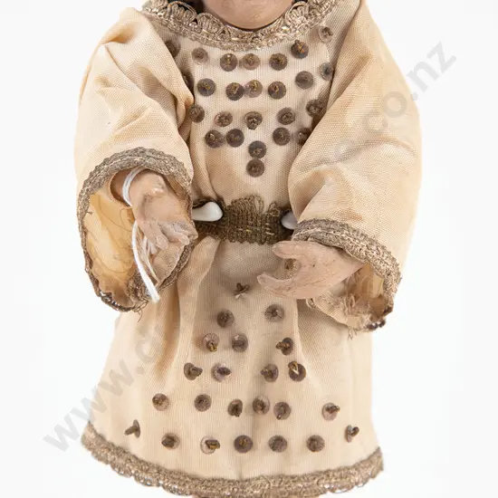 Antique Italian Composition Christ Child Figure