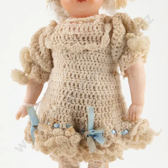 Antique Poured Wax Doll