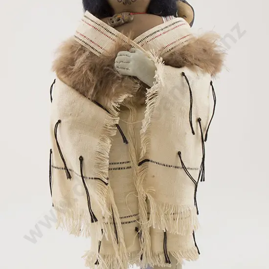 Hand Crafted All Cloth Maori Doll Mother and Child