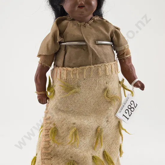 Armand Marseille 370 Brown Bisque Shoulder Plate Doll