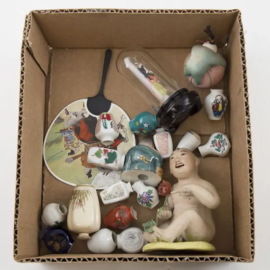 Collection Miniature China Vases and various