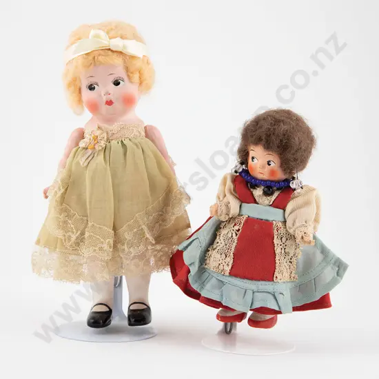 1920/30's Composition Carnival Flapper Doll