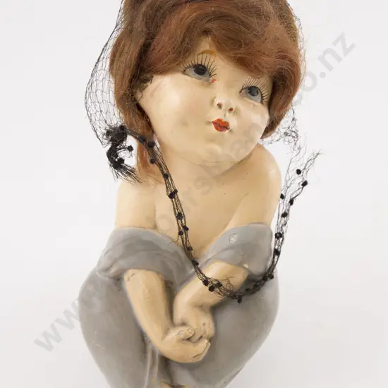 C1919 'Tiss Me'Hy Mayer Chalkware Doll