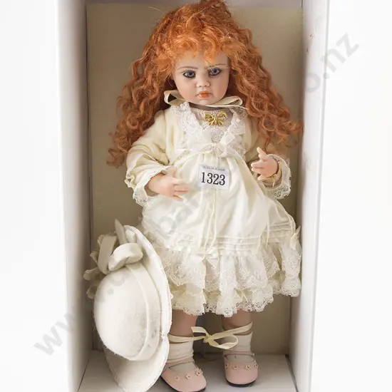 Boxed As New Jan McLean Bisque & Vinyl Doll