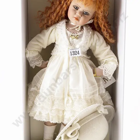 Boxed As New Jan McLean Bisque & Vinyl Doll