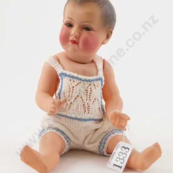 Original Boxed France Petitcolin Celluloid Character Boy Doll