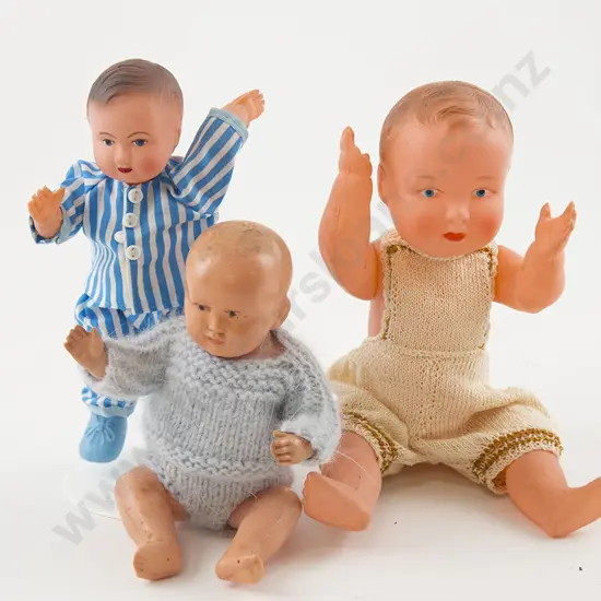 German Turtle Mark Celluloid Character Baby Doll