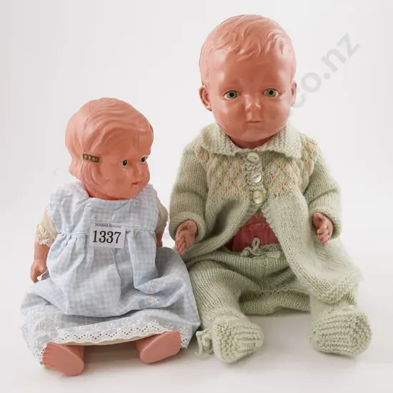 Flower Mark Made in Japan Celluloid Character Girl