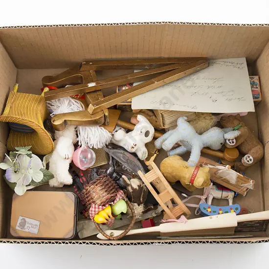 Collection Miniature Doll Display Props