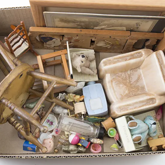 Collection Miniature Doll Display Props