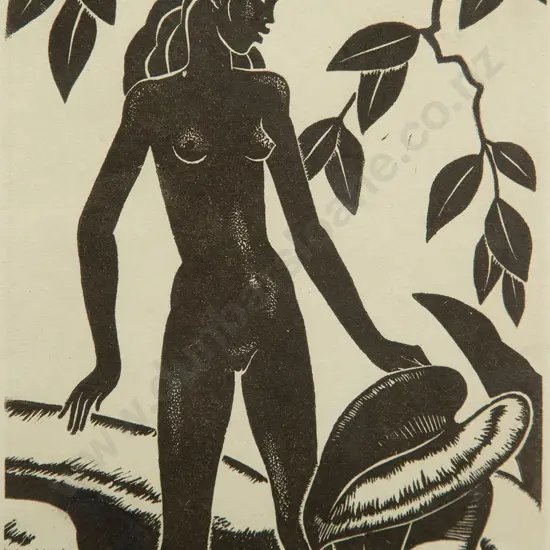 George Woods - Standing Nude