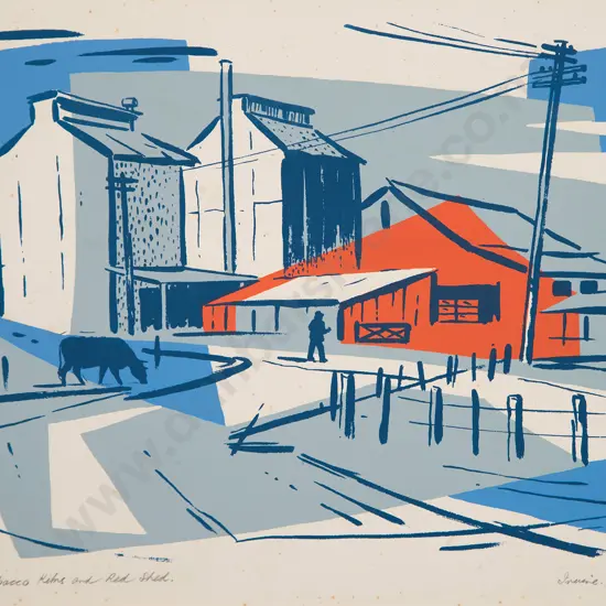 Irvine Major - Tobacco Kilns & Red Shed