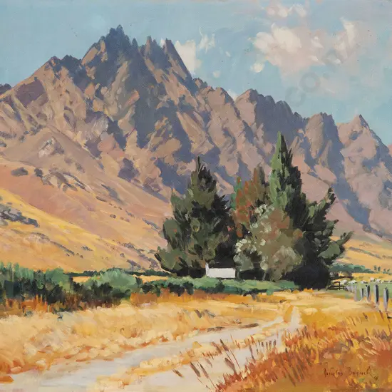 Douglas Badcock - Summer Morning The Remarkables