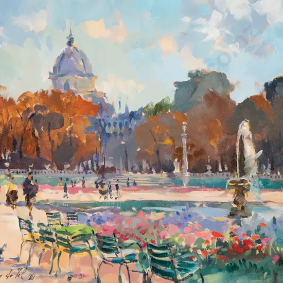 Gaston de Vel - Autumn (Luxemburg  Gardens)