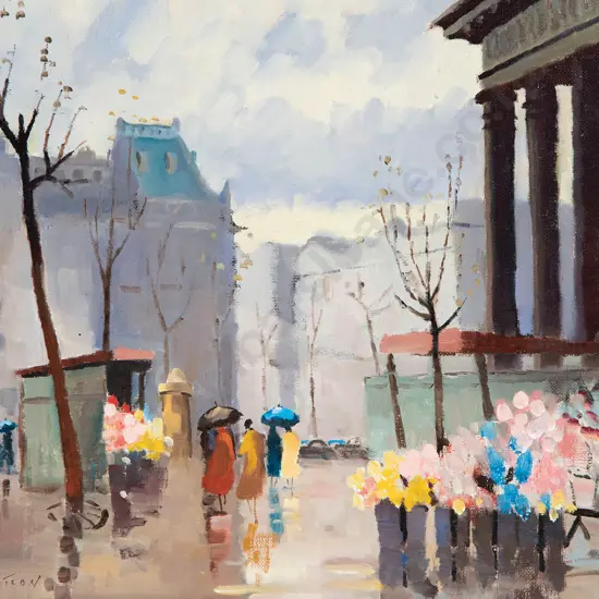 R B Watson - The Flower Market